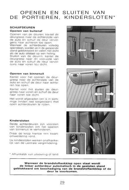 1998-1999 Citroën Evasion Gebruikershandleiding | Nederlands