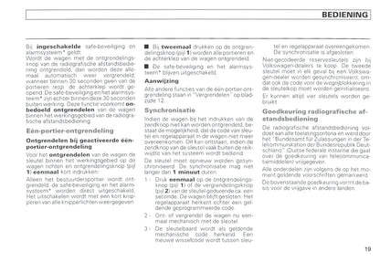 1996-2000 Volkswagen Passat Manuel du propriétaire | Néerlandais