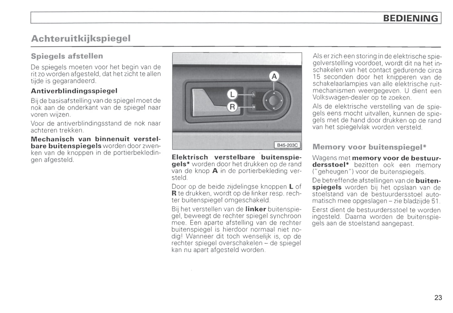 1996-2000 Volkswagen Passat Manuel du propriétaire | Néerlandais