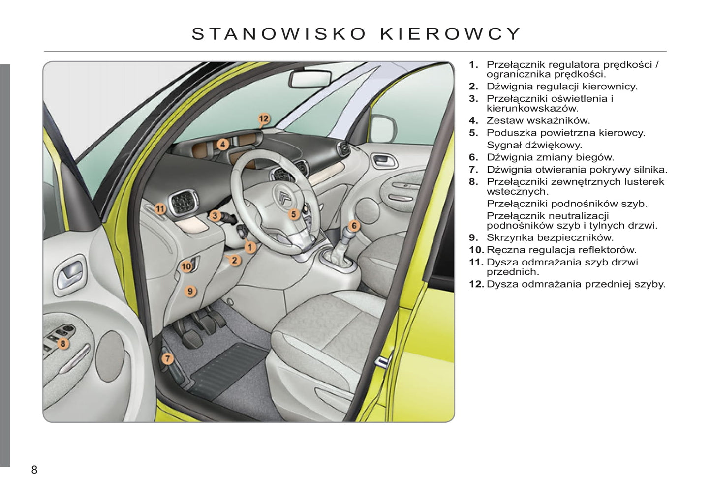 2011-2012 Citroën C3 Picasso Gebruikershandleiding | Pools