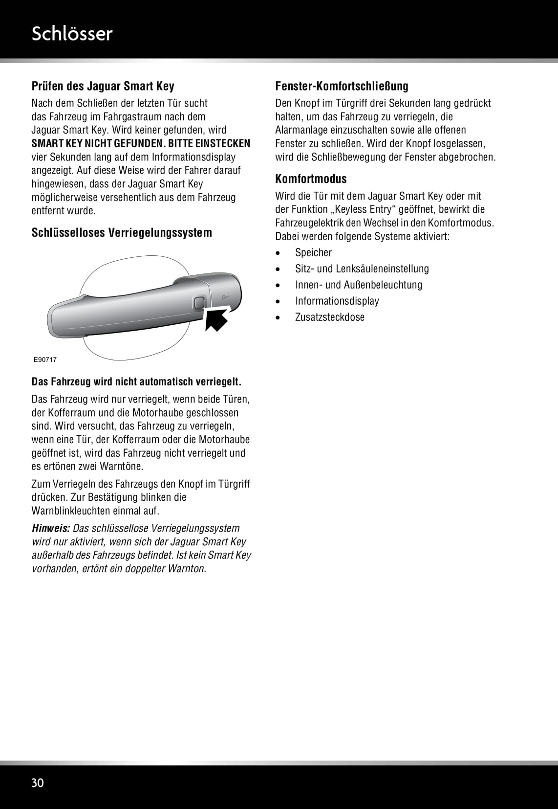 2011-2015 Jaguar XK Bedienungsanleitung | Deutsch