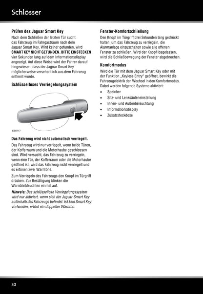 2011-2015 Jaguar XK Bedienungsanleitung | Deutsch