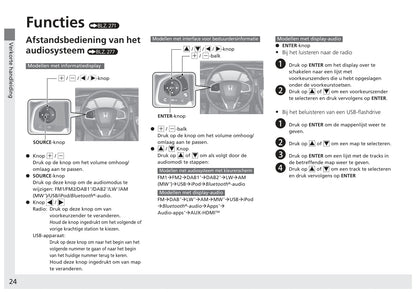 2017-2018 Honda Civic Sedan Gasoline Owner's Manual | Dutch