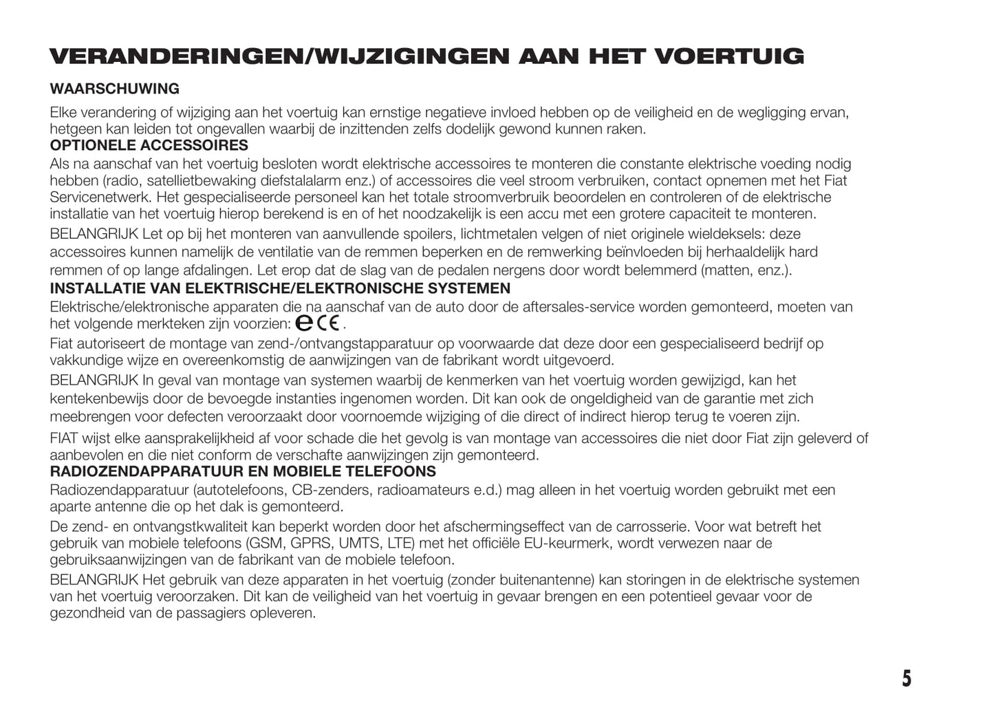 2018-2019 Fiat Tipo Gebruikershandleiding | Nederlands