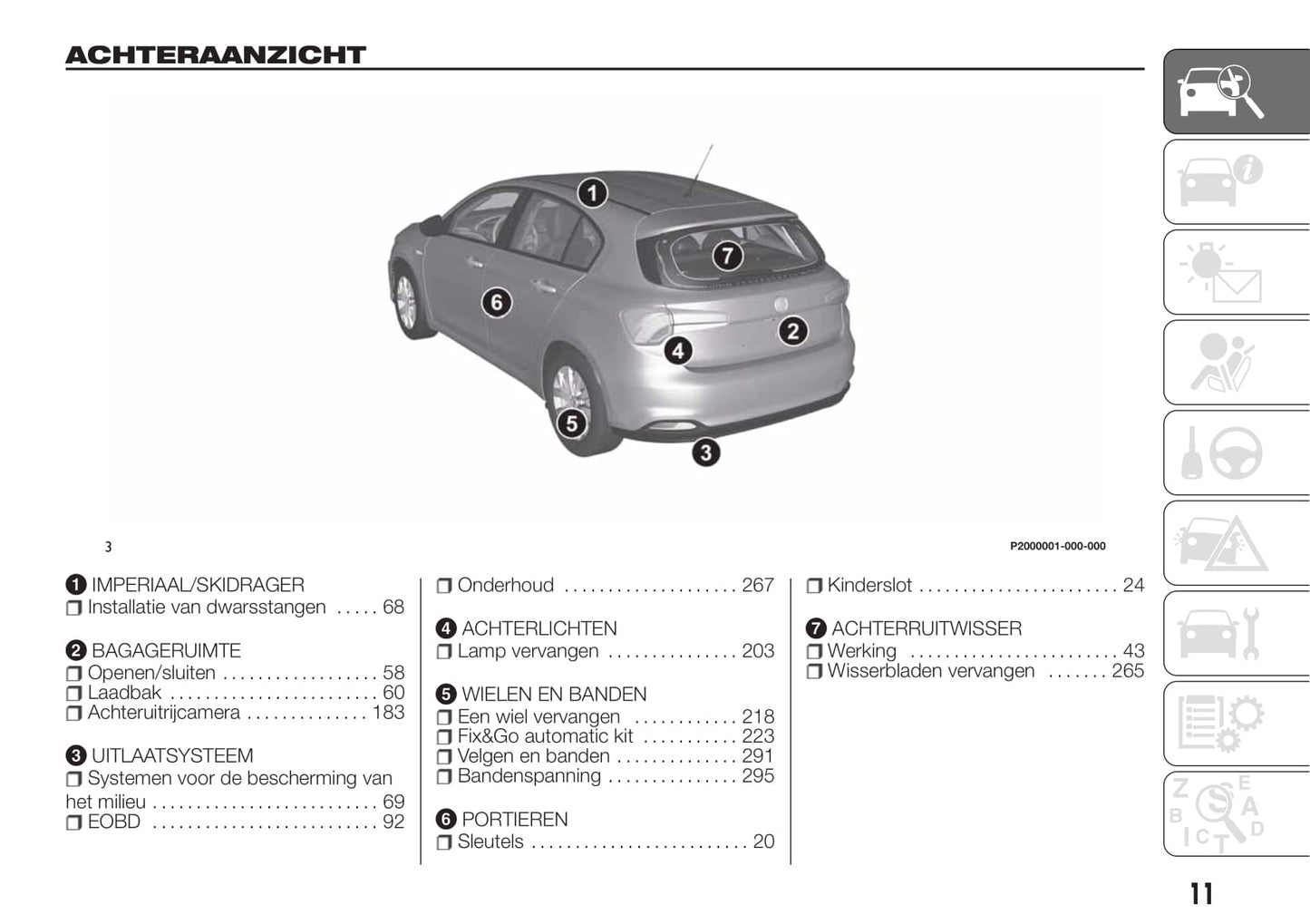 2018-2019 Fiat Tipo Gebruikershandleiding | Nederlands