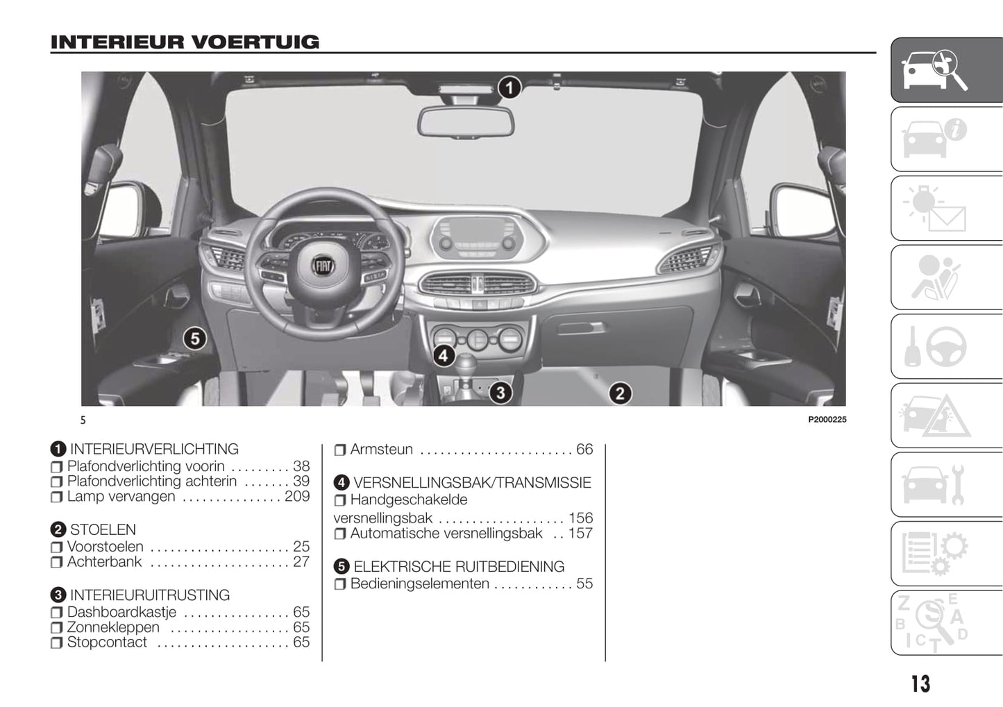 2018-2019 Fiat Tipo Gebruikershandleiding | Nederlands