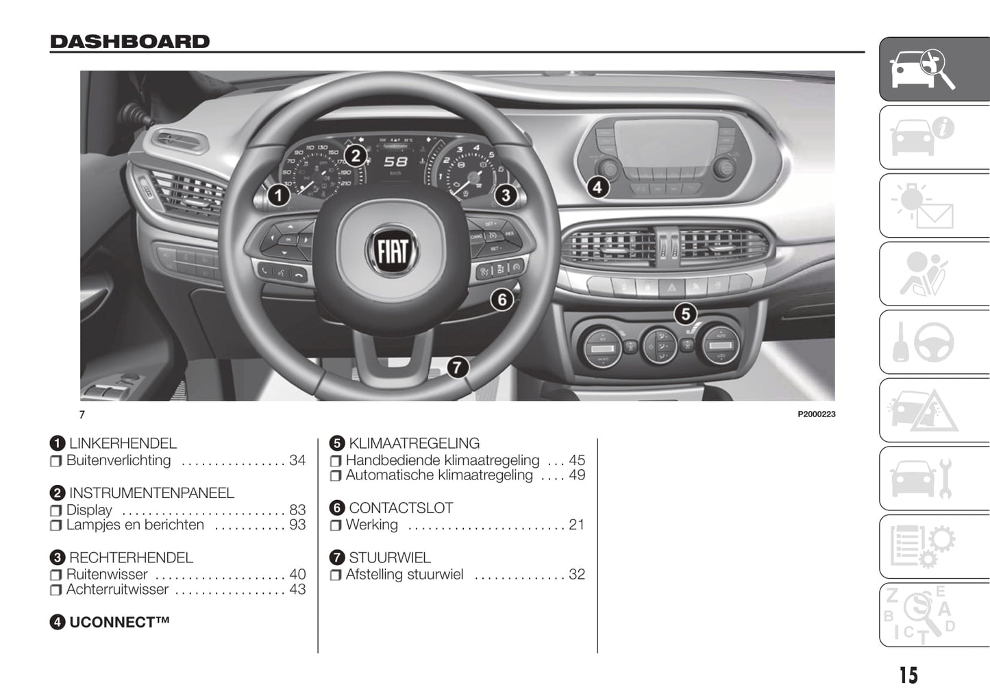 2018-2019 Fiat Tipo Gebruikershandleiding | Nederlands