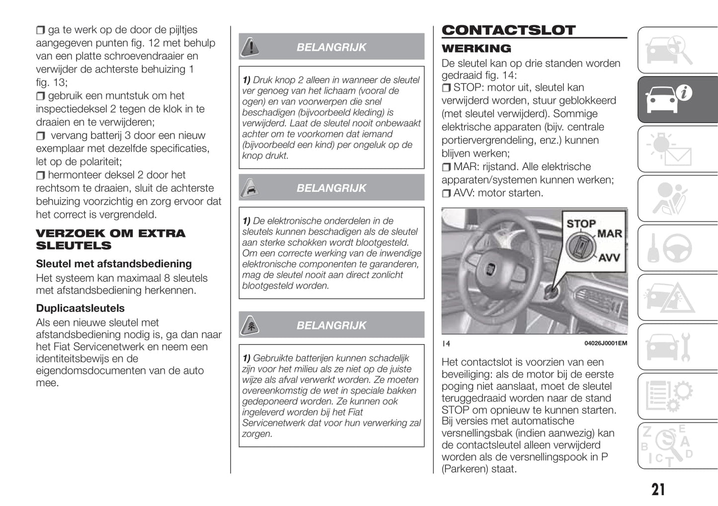 2018-2019 Fiat Tipo Gebruikershandleiding | Nederlands