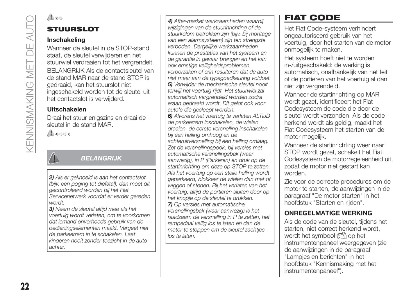 2018-2019 Fiat Tipo Gebruikershandleiding | Nederlands