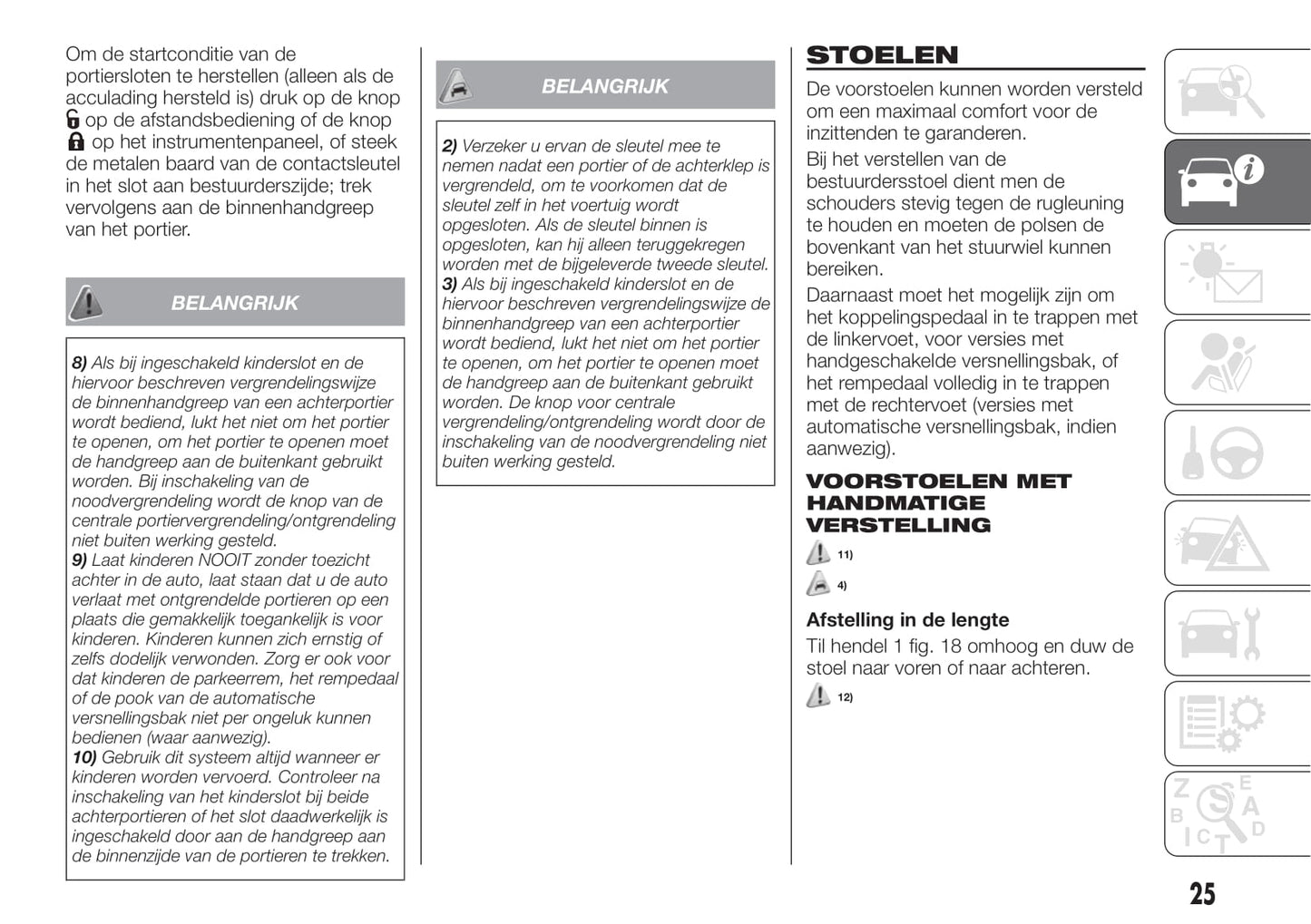 2018-2019 Fiat Tipo Gebruikershandleiding | Nederlands