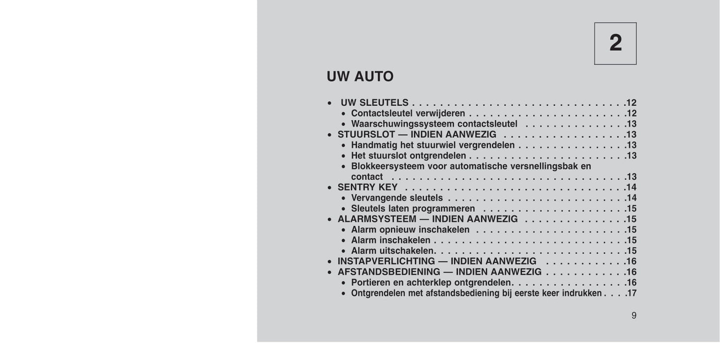 2006-2016 Jeep Wrangler Bedienungsanleitung | Niederländisch