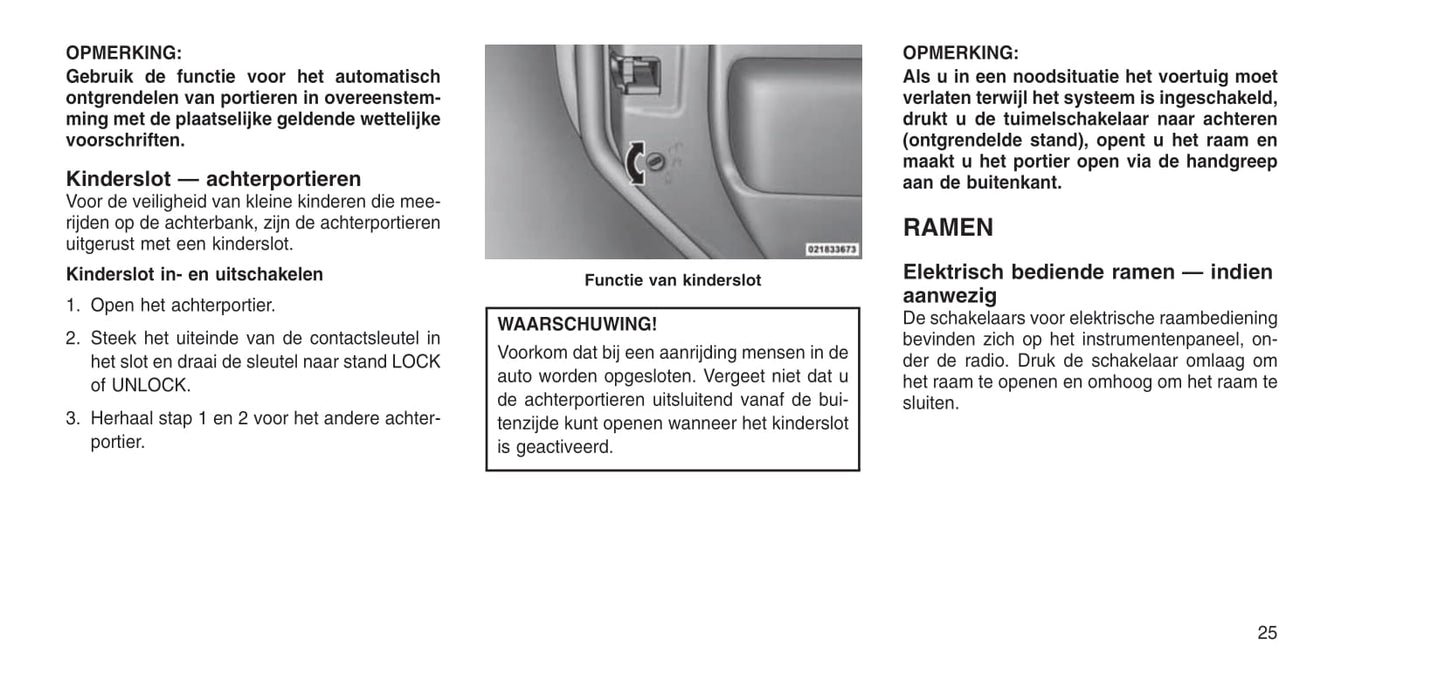 2006-2016 Jeep Wrangler Bedienungsanleitung | Niederländisch