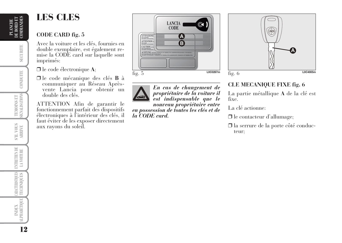 2006-2011 Lancia Ypsilon Gebruikershandleiding | Frans