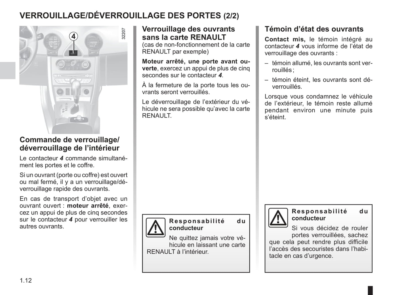 2012-2015 Renault Grand Espace Manuel du propriétaire | Français