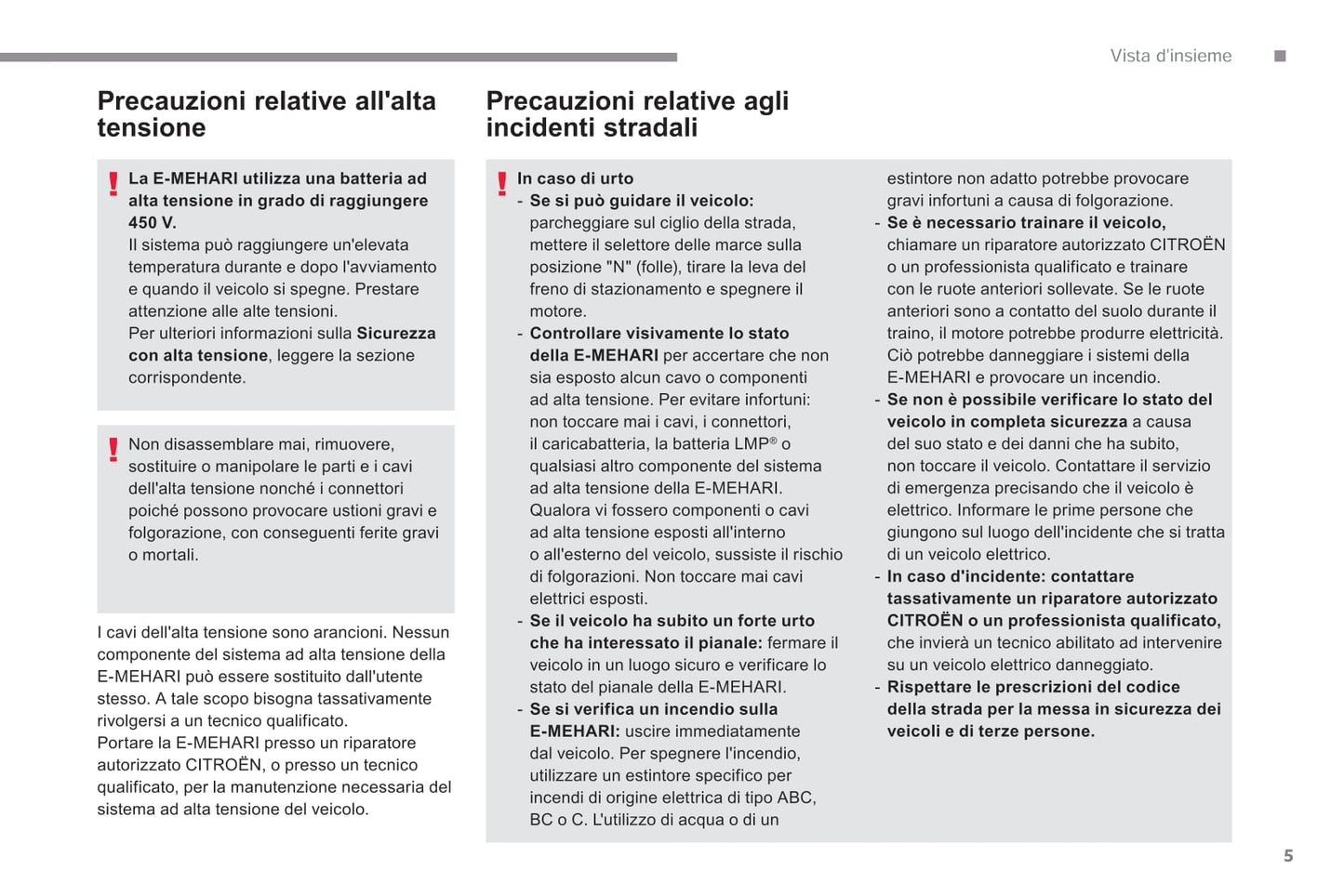 2017-2019 Citroën e-Mehari Gebruikershandleiding | Italiaans