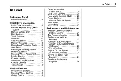 2018 Chevrolet Corvette Owner's Manual | English