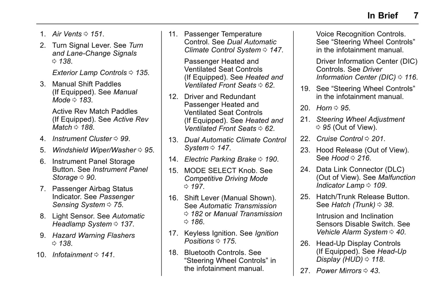 2018 Chevrolet Corvette Owner's Manual | English