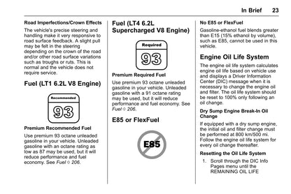 2018 Chevrolet Corvette Owner's Manual | English