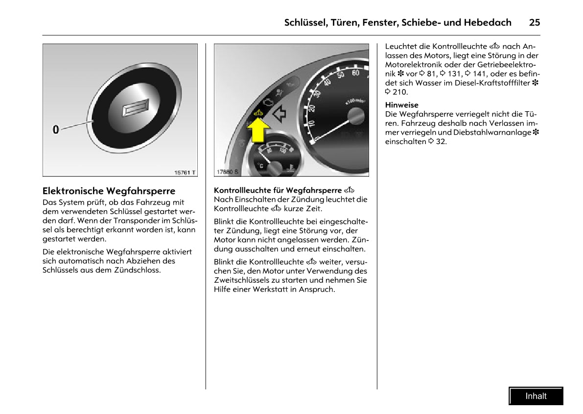 2005-2010 Opel Meriva Bedienungsanleitung | Deutsch