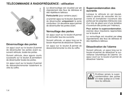 2009-2011 Renault Kangoo Manuel du propriétaire | Français