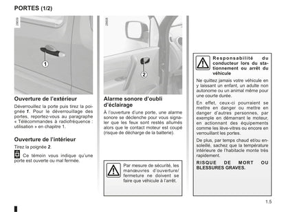 2009-2011 Renault Kangoo Manuel du propriétaire | Français