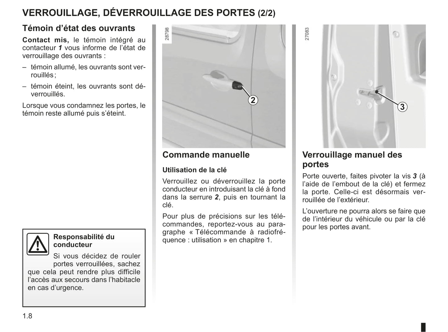 2009-2011 Renault Kangoo Manuel du propriétaire | Français