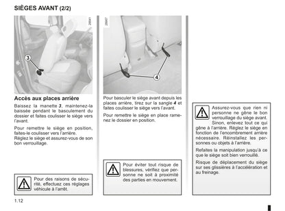 2009-2011 Renault Kangoo Manuel du propriétaire | Français