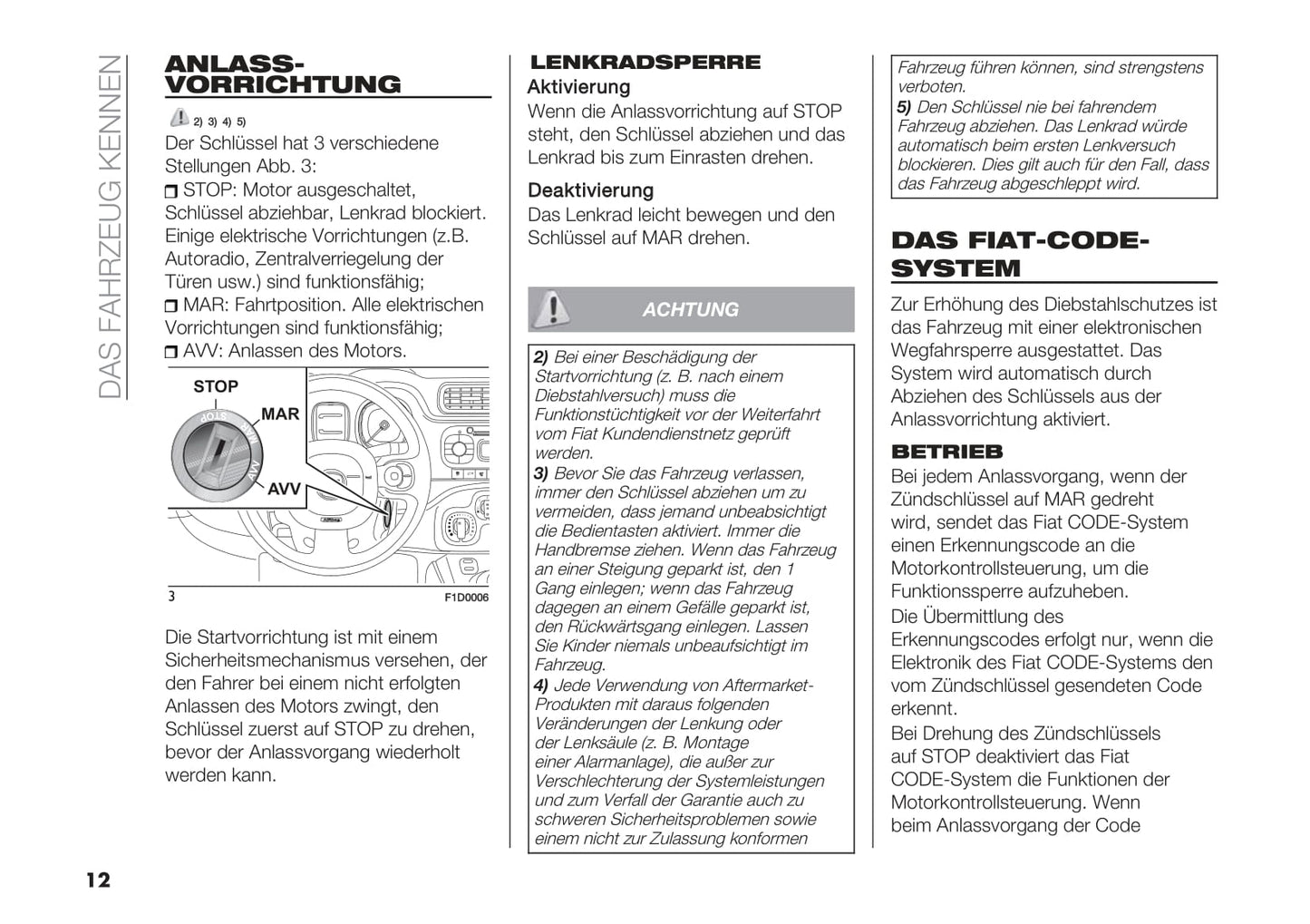 2018-2019 Fiat Panda Gebruikershandleiding | Duits