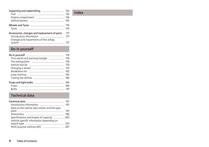 2009-2010 Skoda Octavia Owner's Manual | English