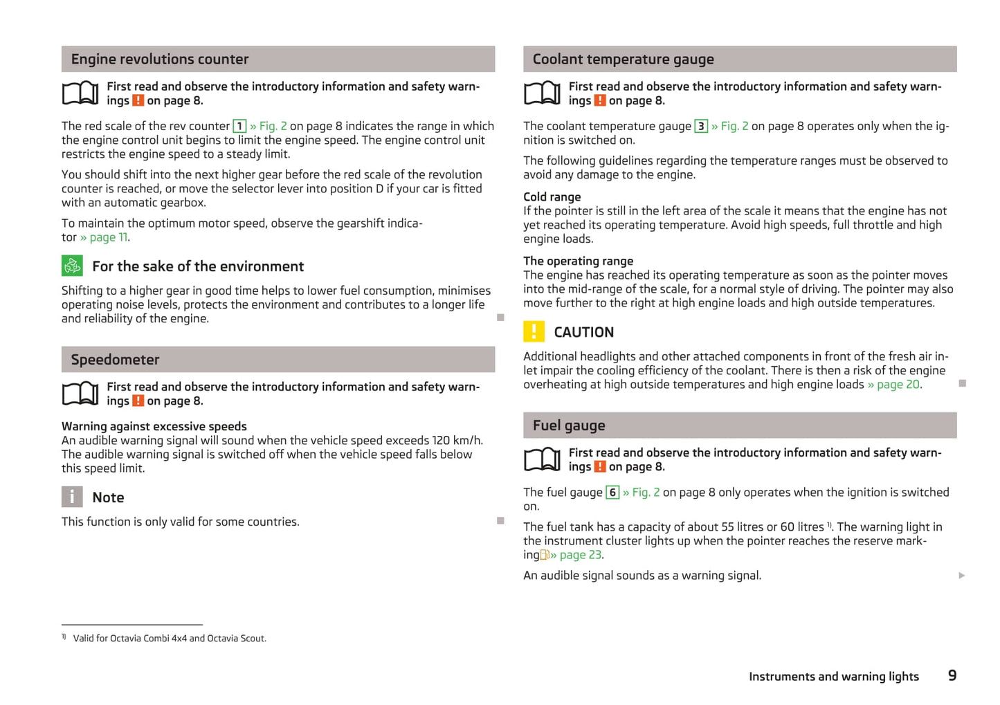 2009-2010 Skoda Octavia Owner's Manual | English