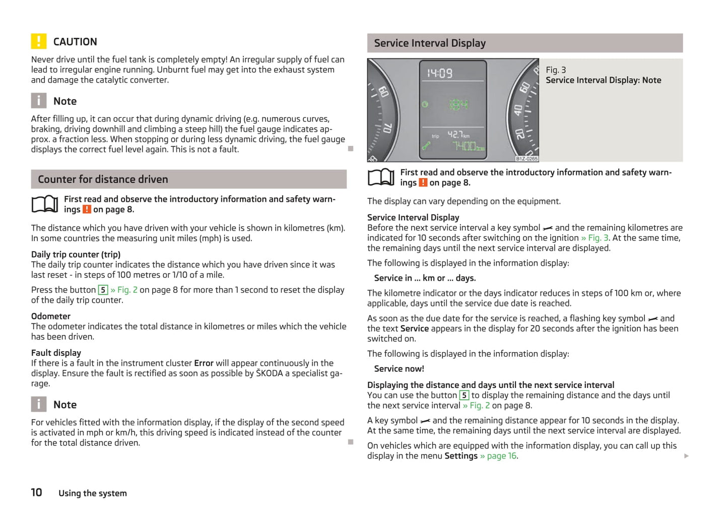 2009-2010 Skoda Octavia Owner's Manual | English