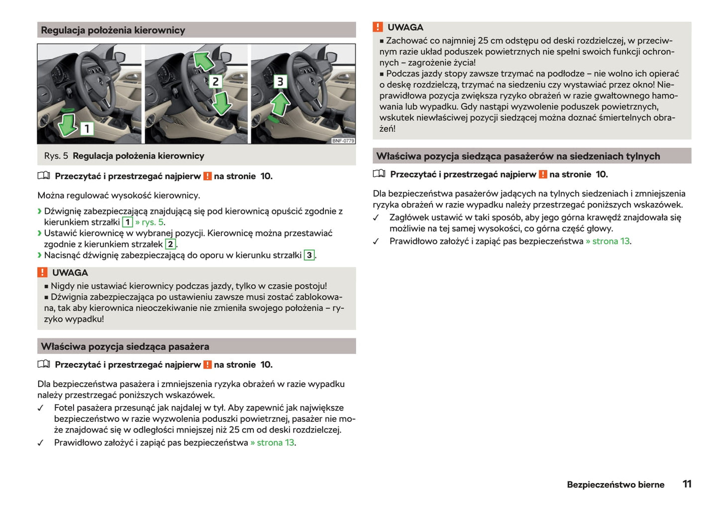 2019-2020 Skoda Citigo Owner's Manual | Polish