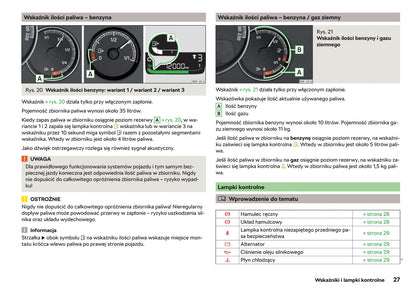 2019-2020 Skoda Citigo Owner's Manual | Polish