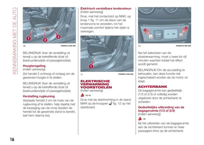 2015-2017 Fiat Tipo 5 doors/Tipo station wagon Manuel du propriétaire | Néerlandais