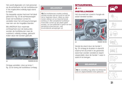 2015-2017 Fiat Tipo 5 doors/Tipo station wagon Manuel du propriétaire | Néerlandais