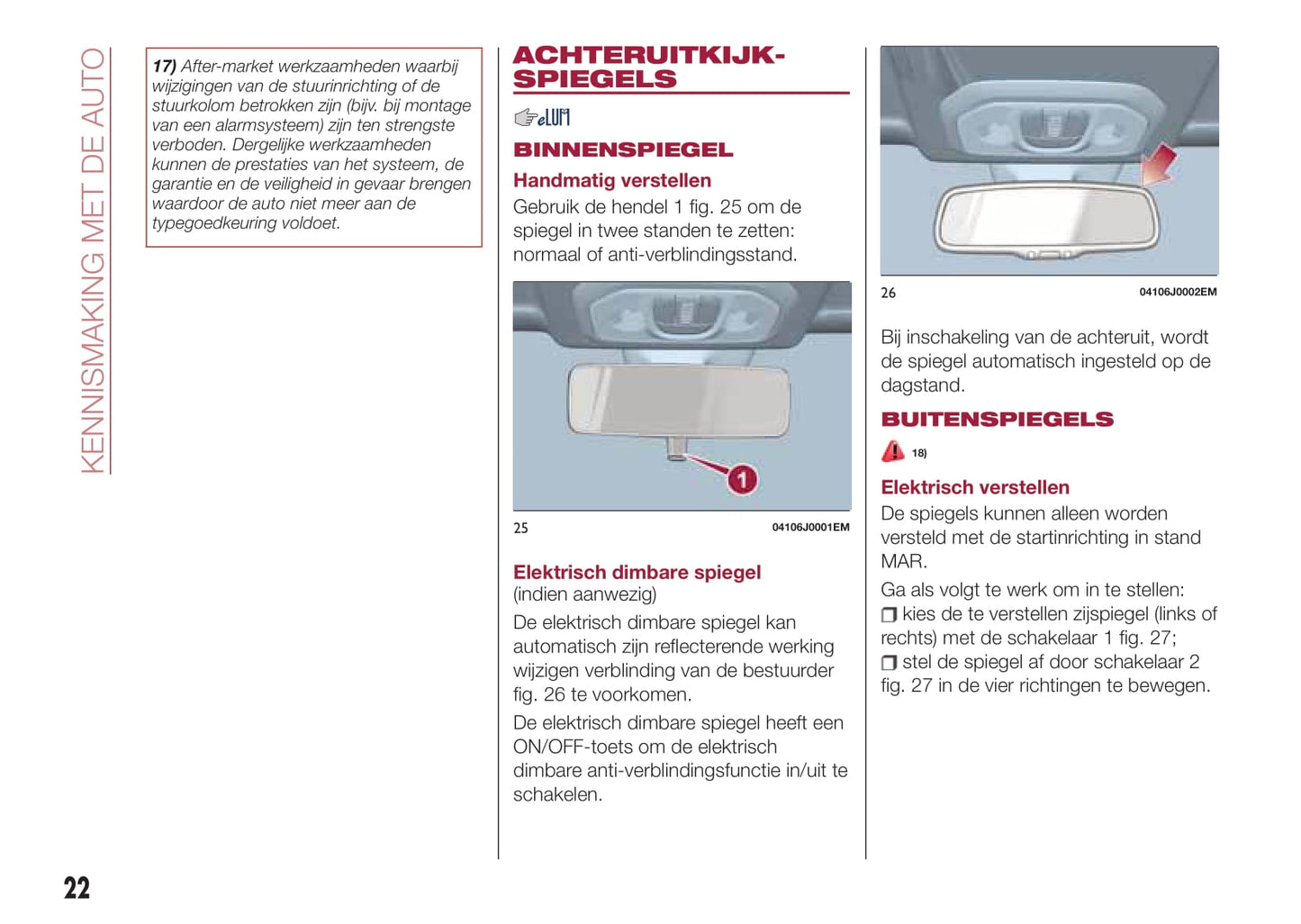 2015-2017 Fiat Tipo 5 doors/Tipo station wagon Manuel du propriétaire | Néerlandais