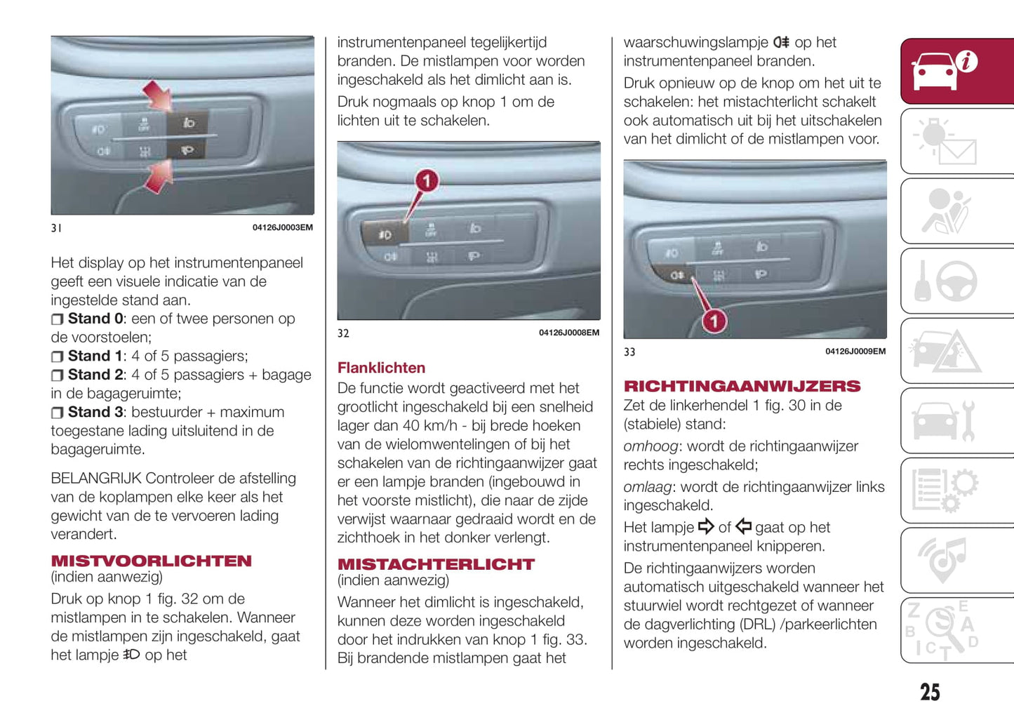 2015-2017 Fiat Tipo 5 doors/Tipo station wagon Manuel du propriétaire | Néerlandais