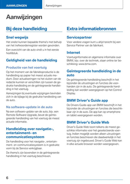 2020-2021 BMW 8 Series Owner's Manual | Dutch