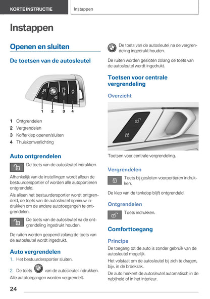 2020-2021 BMW 8 Series Owner's Manual | Dutch