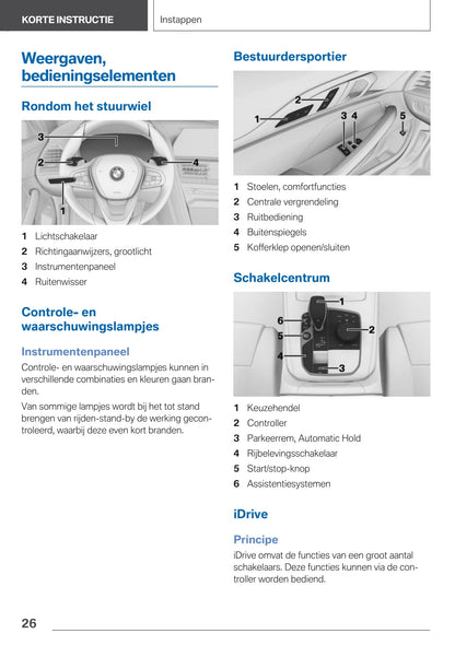 2020-2021 BMW 8 Series Owner's Manual | Dutch