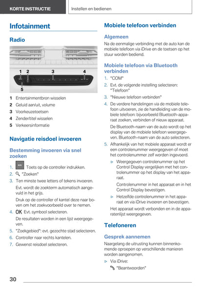 2020-2021 BMW 8 Series Owner's Manual | Dutch