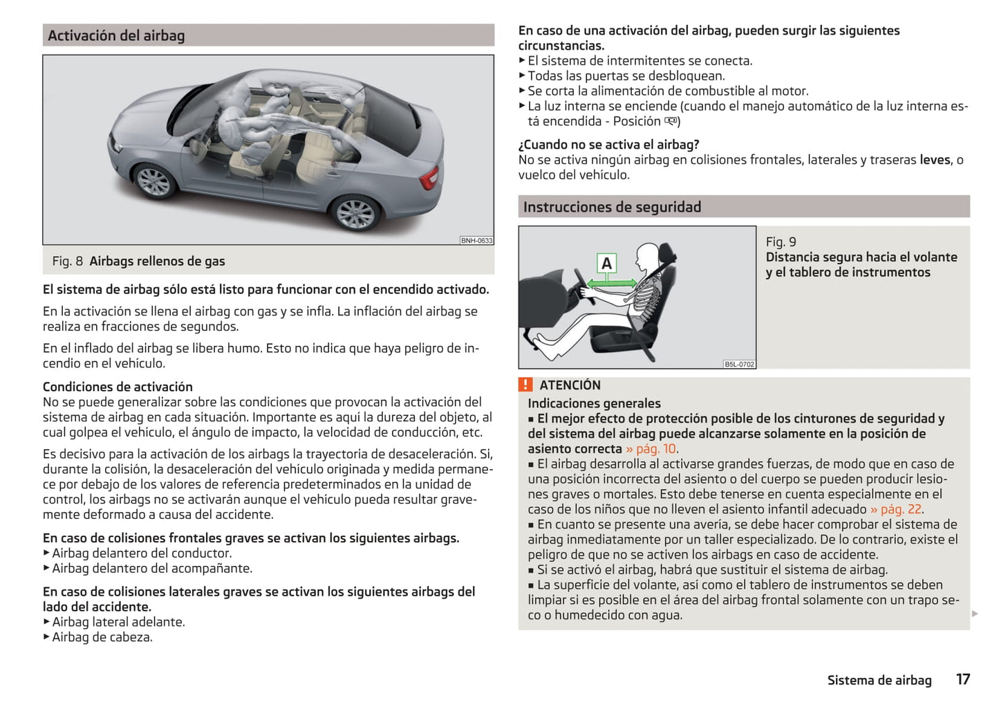 2016-2017 Skoda Rapid Owner's Manual | Spanish