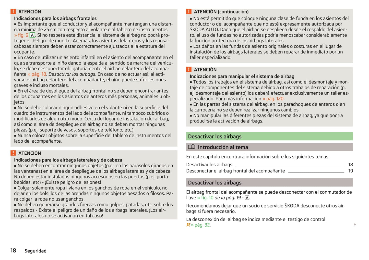 2016-2017 Skoda Rapid Owner's Manual | Spanish