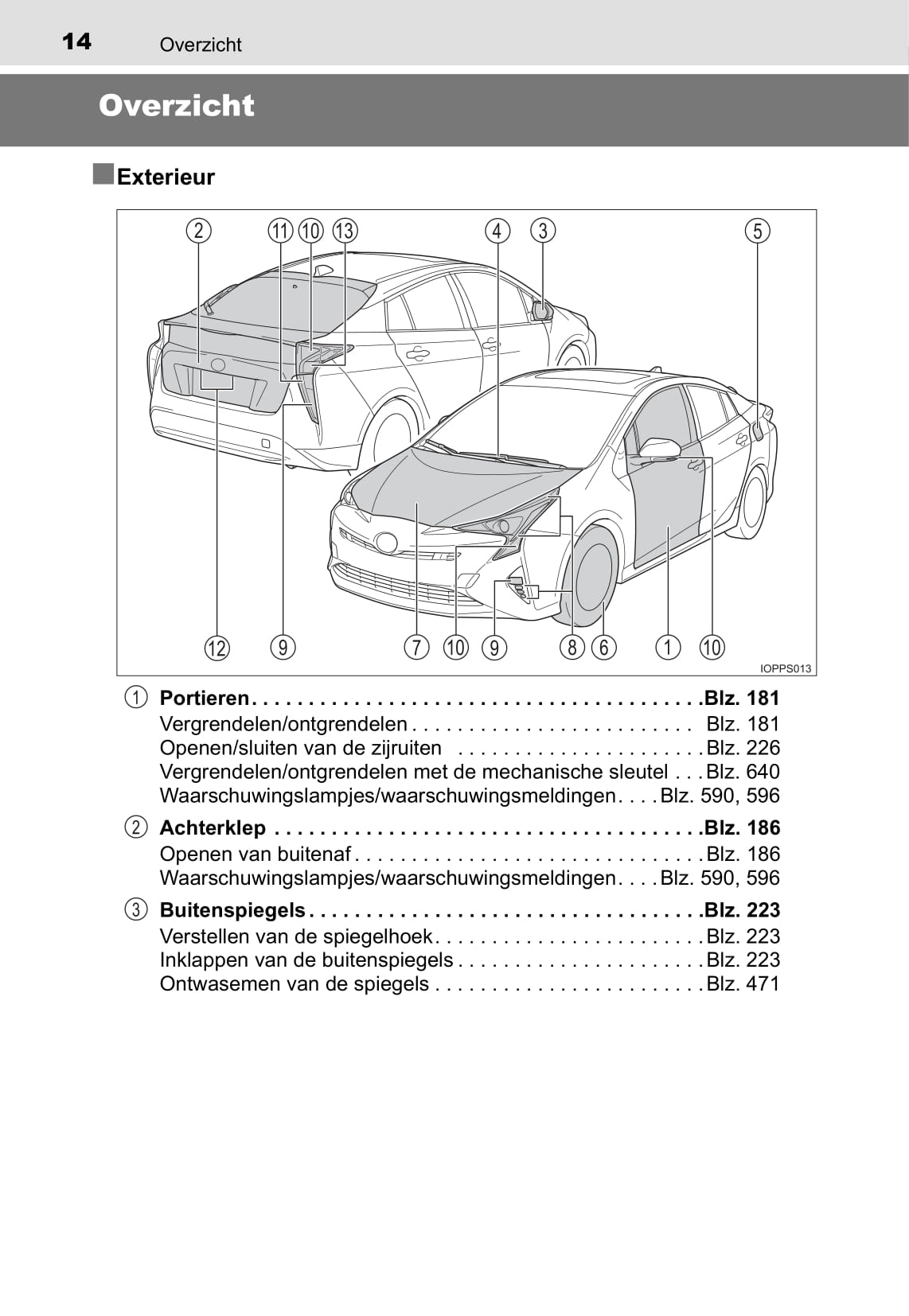 2016-2019 Toyota Prius Manuel du propriétaire | Néerlandais