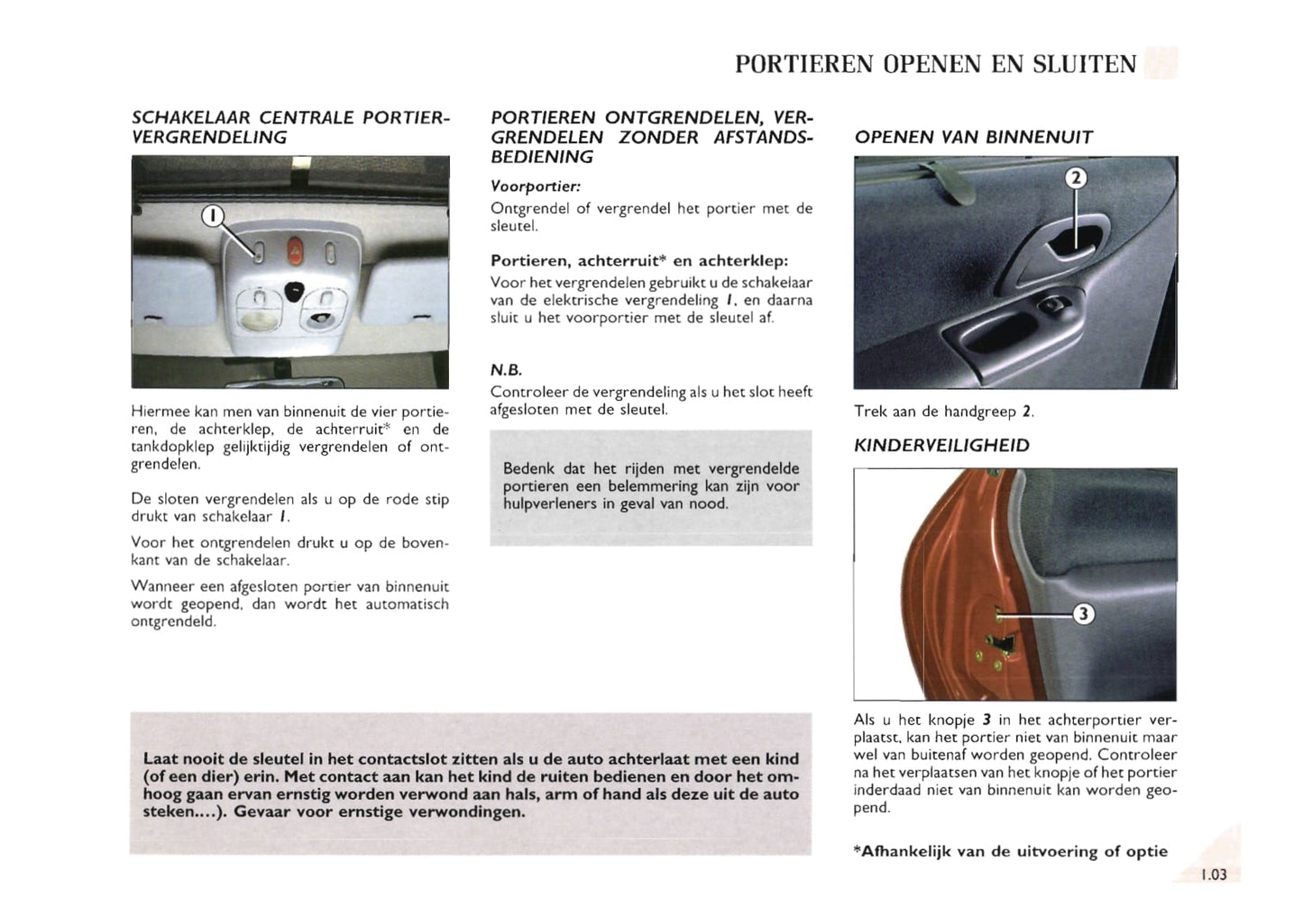 2000-2002 Renault Espace Owner's Manual | Dutch