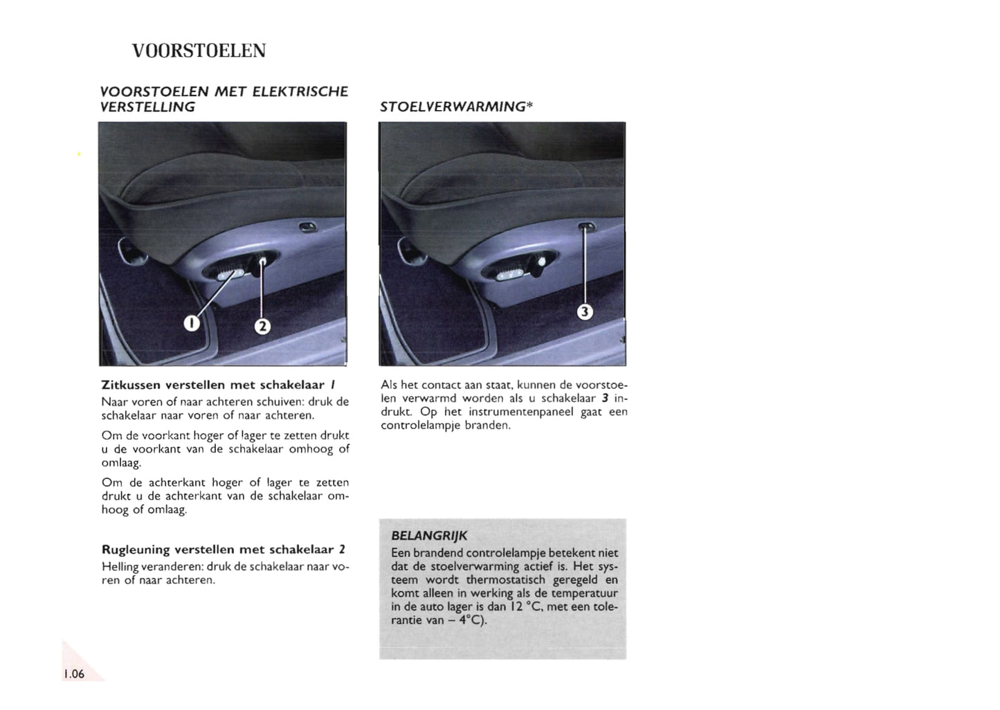 2000-2002 Renault Espace Owner's Manual | Dutch