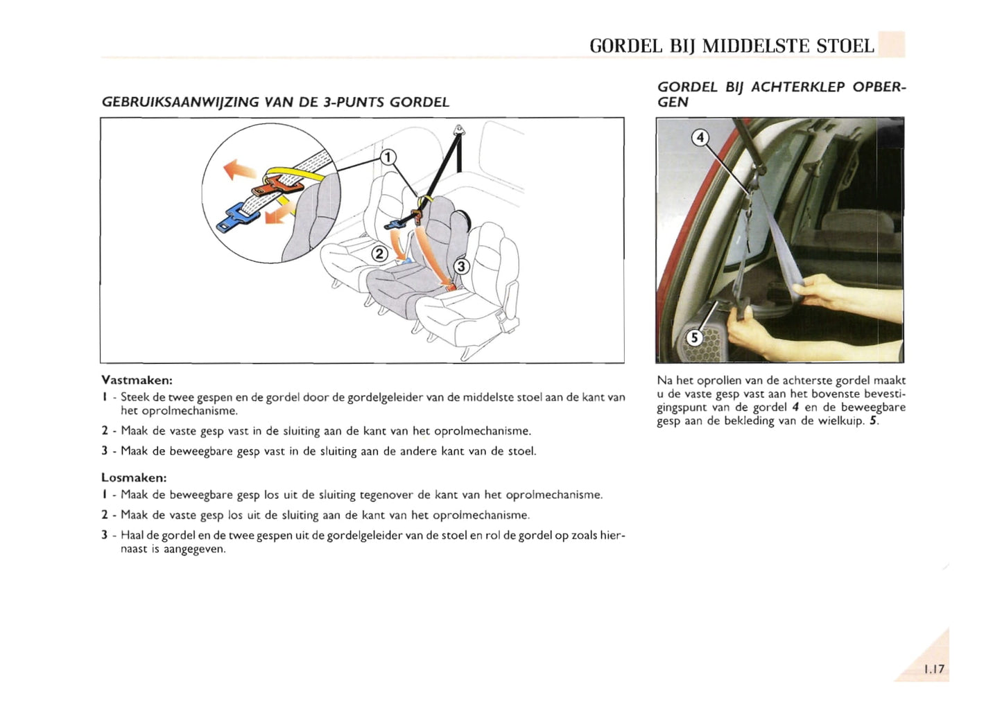 2000-2002 Renault Espace Owner's Manual | Dutch