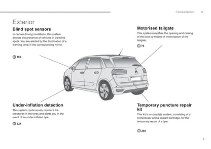 2013-2016 Citroën C4 Picasso Manuel du propriétaire | Anglais