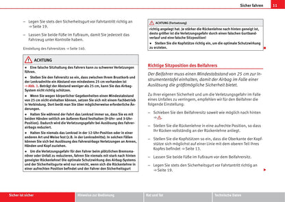 2009-2012 Seat Exeo Bedienungsanleitung | Deutsch