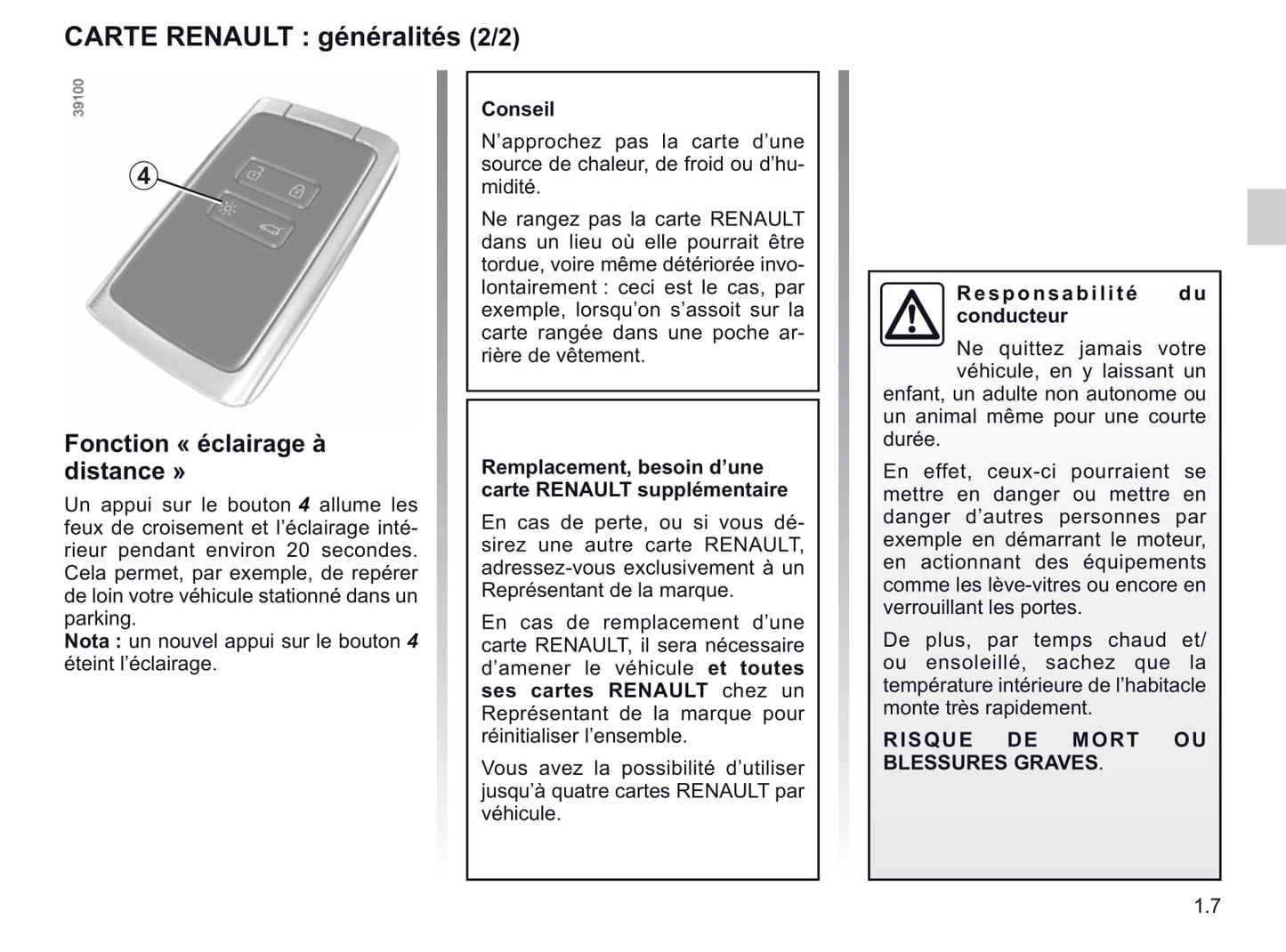 2019-2020 Renault Scénic/Grand Scénic Owner's Manual | French